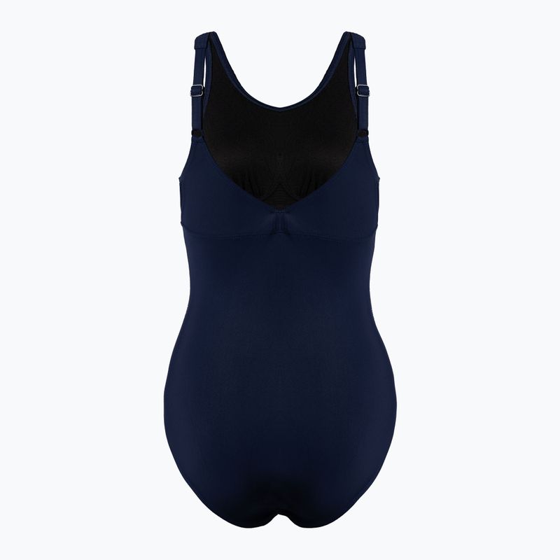Дамски бански костюм от една част arena Amber Wing Back One Piece navy blue 001260 2