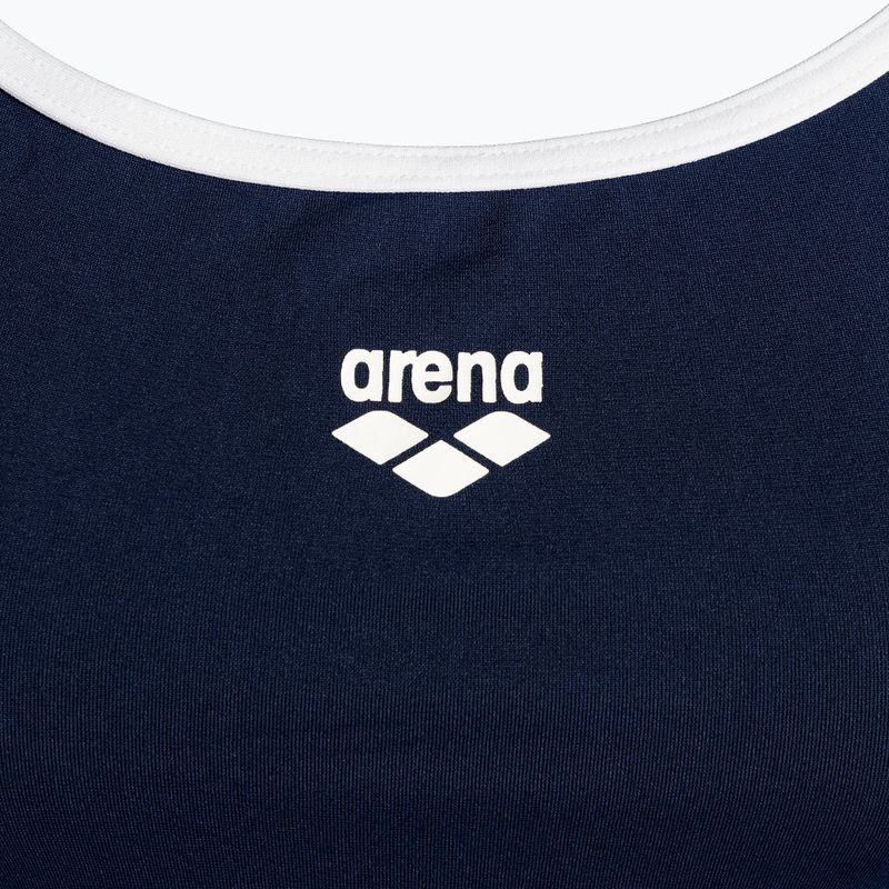 Дамски бански костюм от една част arena Team Stripe Super Fly Back One Piece тъмносин 001195/701 3