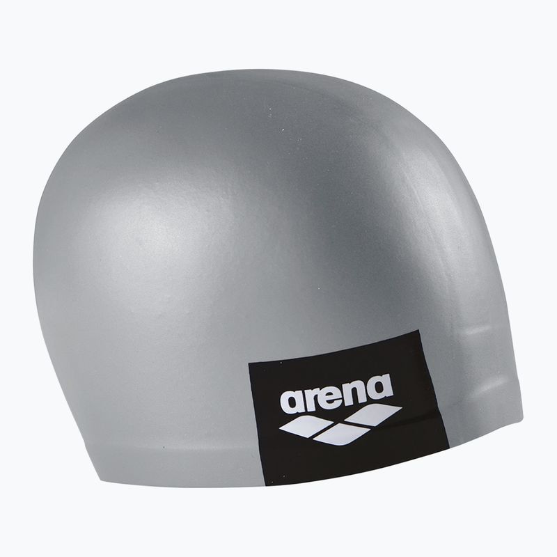 Шапка за плуване arena Logo Moulded grey 2