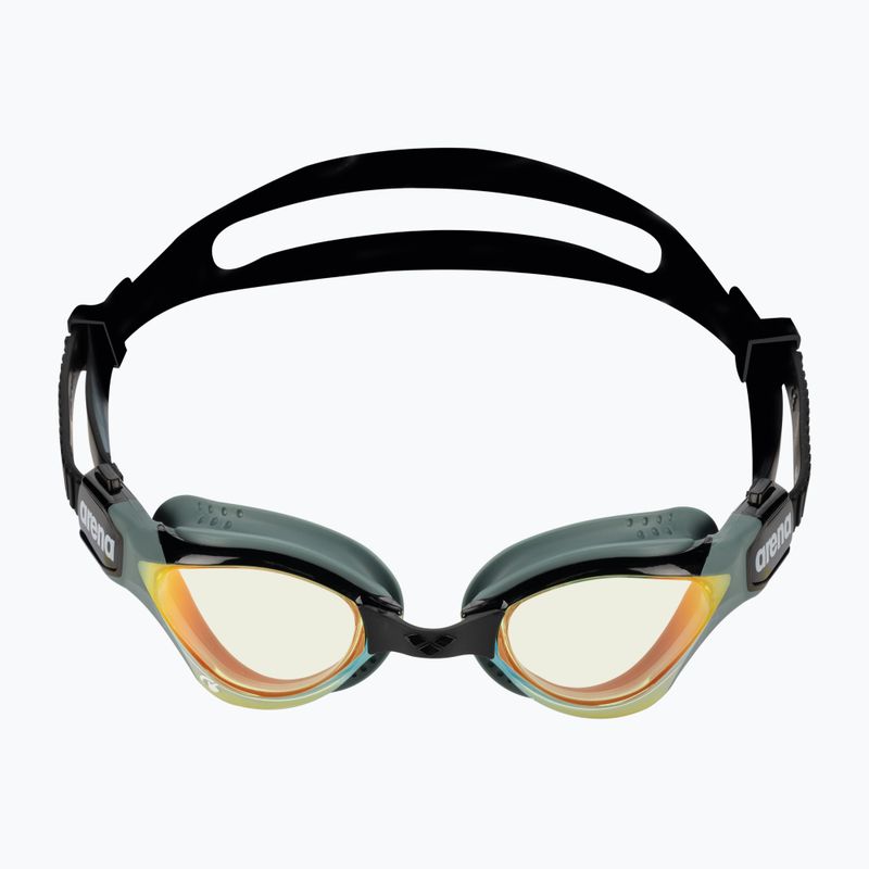 Arena Очила за плуване Cobra Tri Swipe Mirror yellow copper/army 002508/360 2