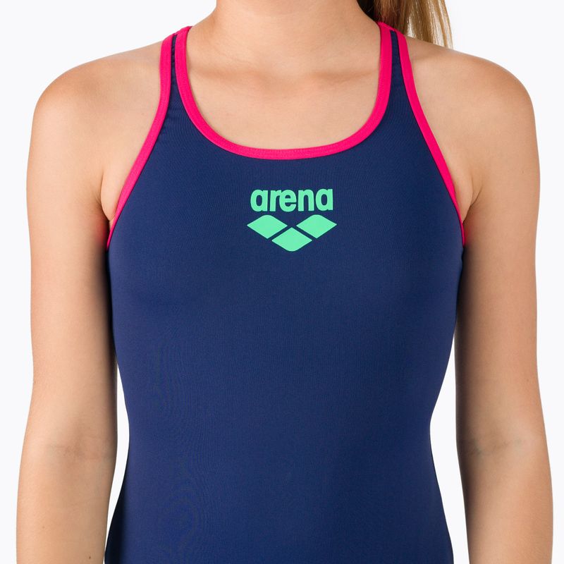 Детски бански костюм ARENA Biglogo Swim Pro Back One Piece 708 тъмносиньо 001332 4