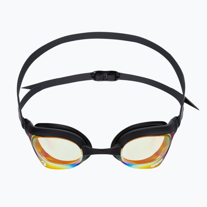 Очила за плуване Arena Cobra Core Swipe Mirror yellow copper/black 003251/350 2