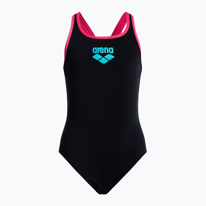 Arena Biglogo Swim Pro Back One Piece Детски бански костюм Black 001332/595