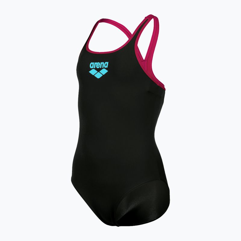 Arena Biglogo Swim Pro Back One Piece Детски бански костюм Black 001332/595 4