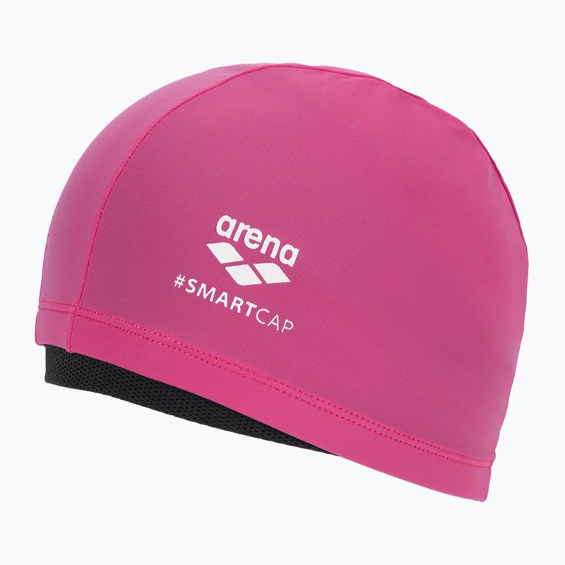 Arena SmartCap дамска шапка за плуване фуксия 2