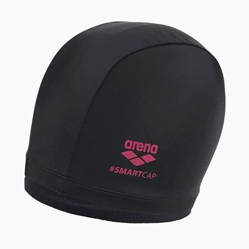 Arena SmartCap черна дамска шапка за плуване