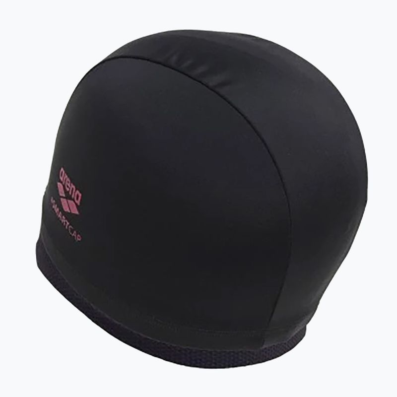 Arena SmartCap черна дамска шапка за плуване 4