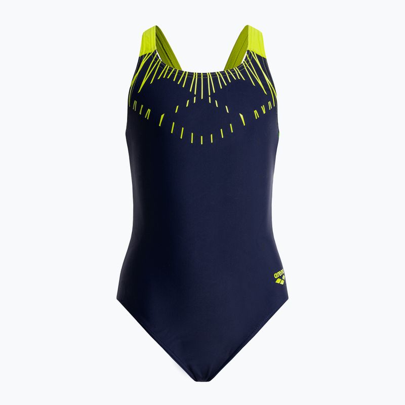 Детски бански костюм от една част arena Swim Pro Back One Piece тъмносин 004391/760