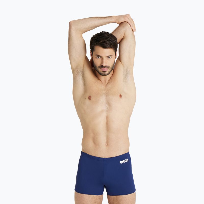 Плувни боксерки Arena Team Swim Short Solid navy/white 4