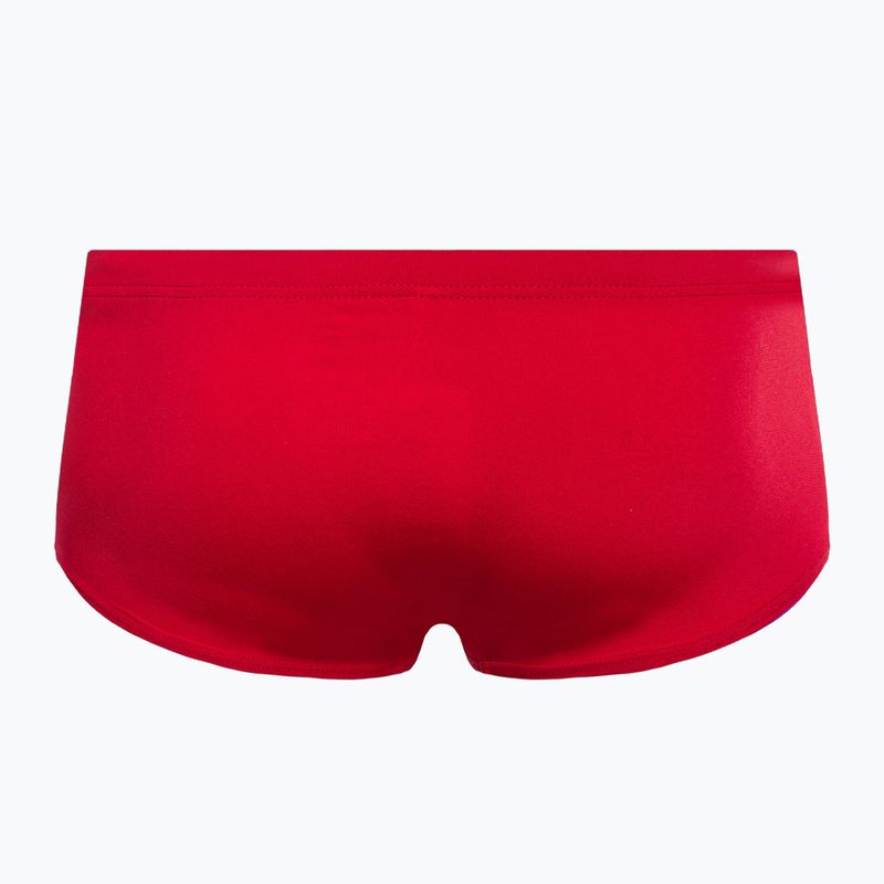 Мъжки боксерки за плуване Arena Team Swim Low Waist Short Solid red 004775/450 2