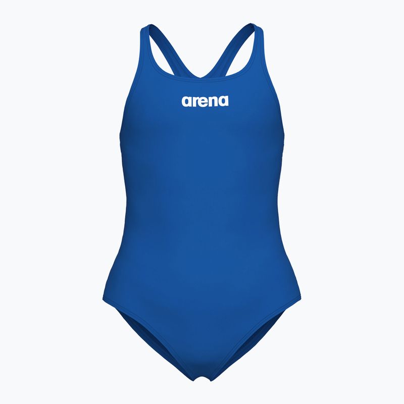 Детски цял бански костюм arena Team Swim Pro Solid royal/white