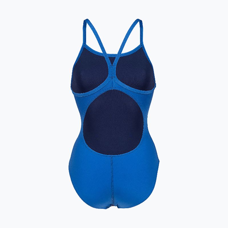 Дамски цял костюм за плуване Arena Team Light Drop Solid royal/white 2
