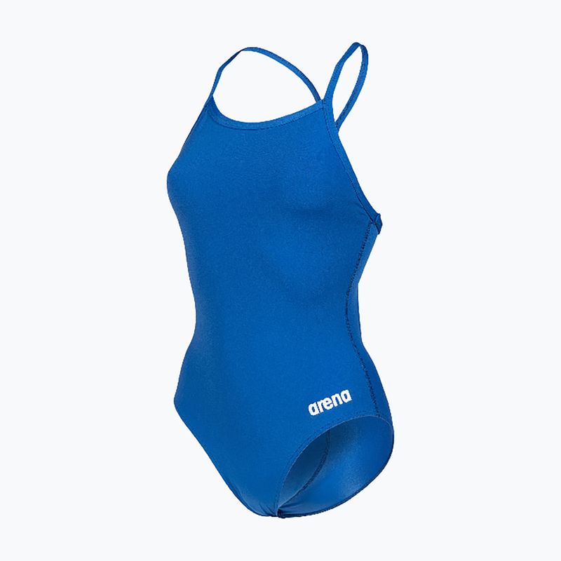 Дамски цял костюм за плуване Arena Team Light Drop Solid royal/white 3