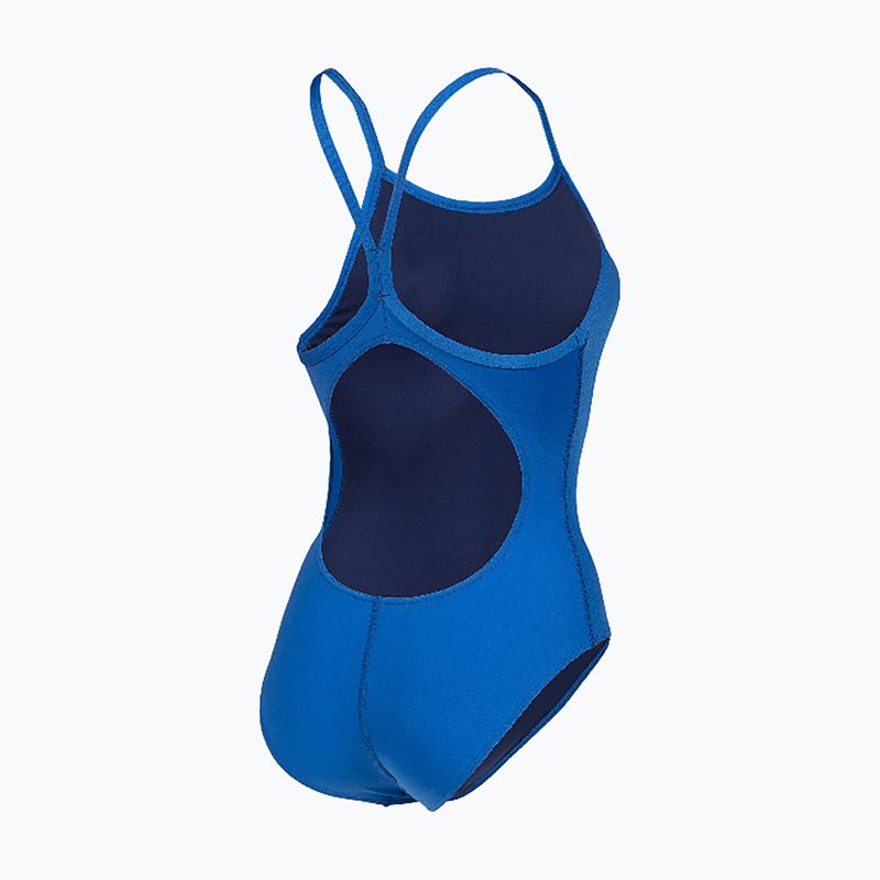 Дамски цял костюм за плуване Arena Team Light Drop Solid royal/white 4