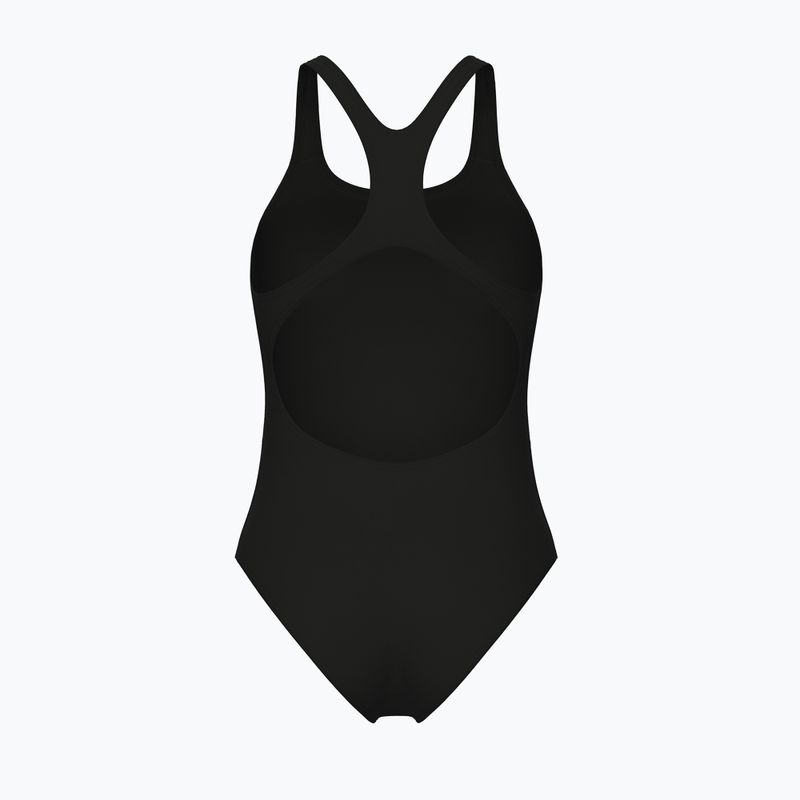 Дамски цял бански костюм arena Team Swim Pro Solid black/white 2