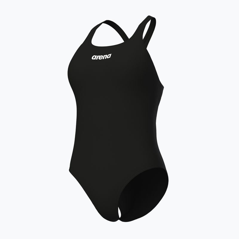 Дамски цял бански костюм arena Team Swim Pro Solid black/white 4