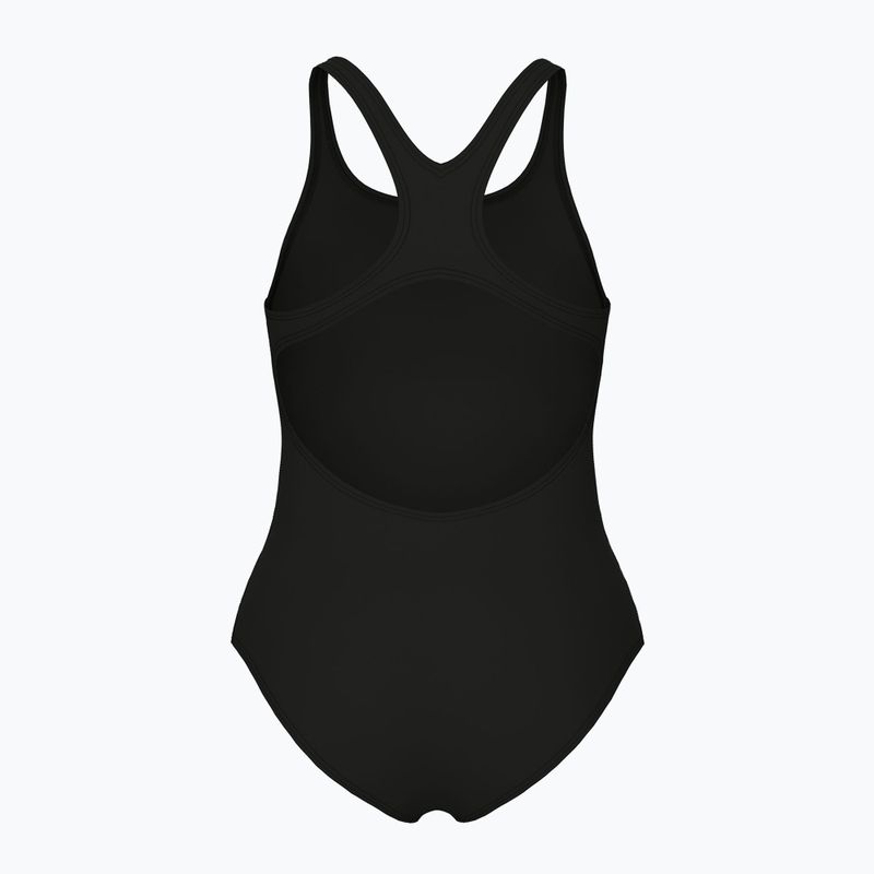 Детски цял бански костюм arena Team Swim Pro Solid black/white 2