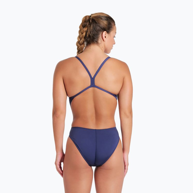 Дамски бански костюм от една част arena Team Challenge Solid navy blue 004766/750 7