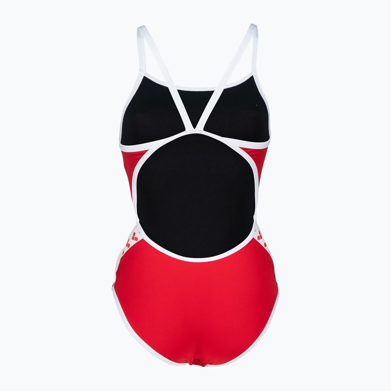 Дамски бански костюм от една част arena Icons Super Fly Back Solid red 005036 6