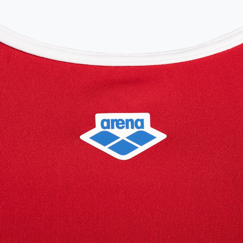 Дамски бански костюм от една част arena Icons Super Fly Back Solid red 005036 3
