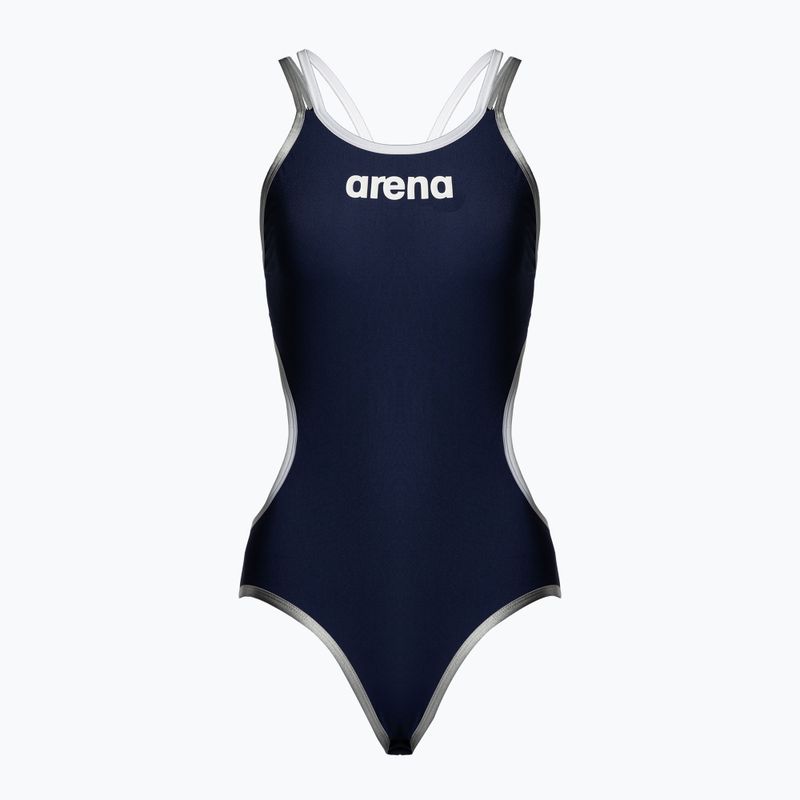 Дамски бански костюм от една част arena One Double Cross Back One Piece navy blue 004732/750