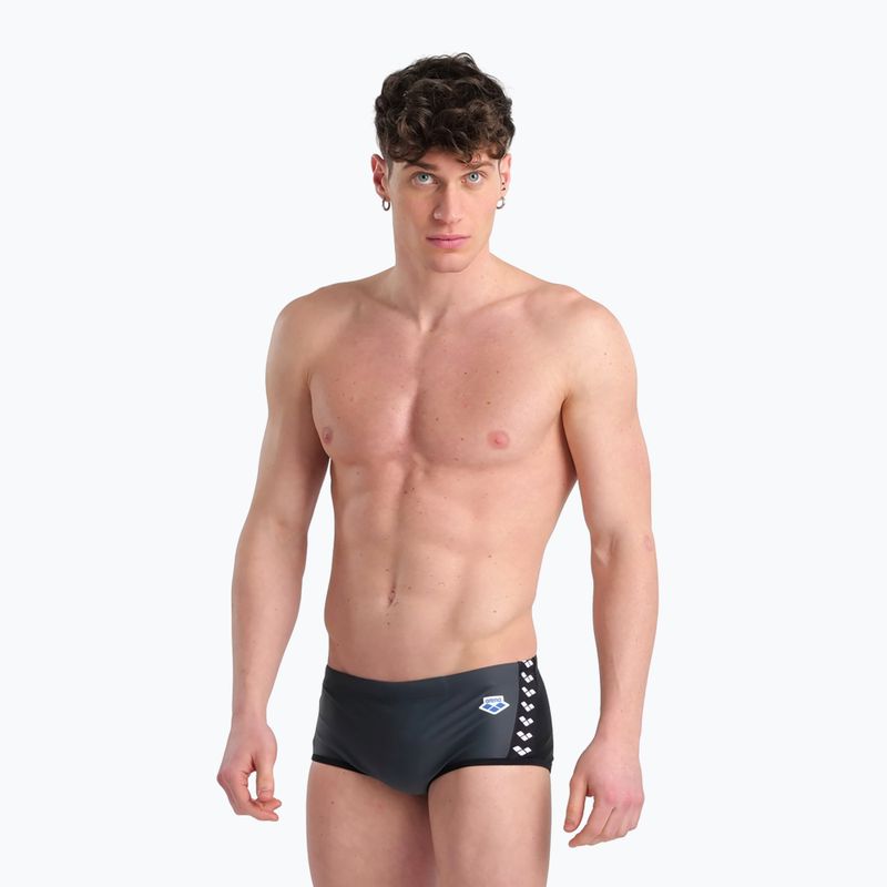 Мъжки бански arena Icons Swim Low Waist Short Panel grey 005052 /550 6