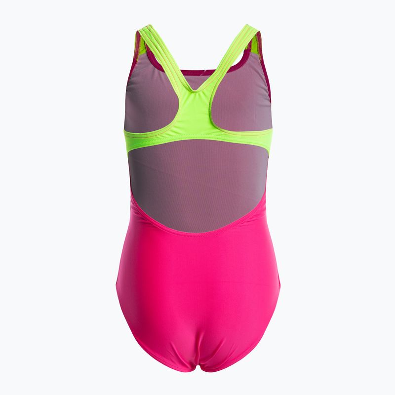 Детски бански от една част arena Swim Pro Back Logo розово 005539/760 2