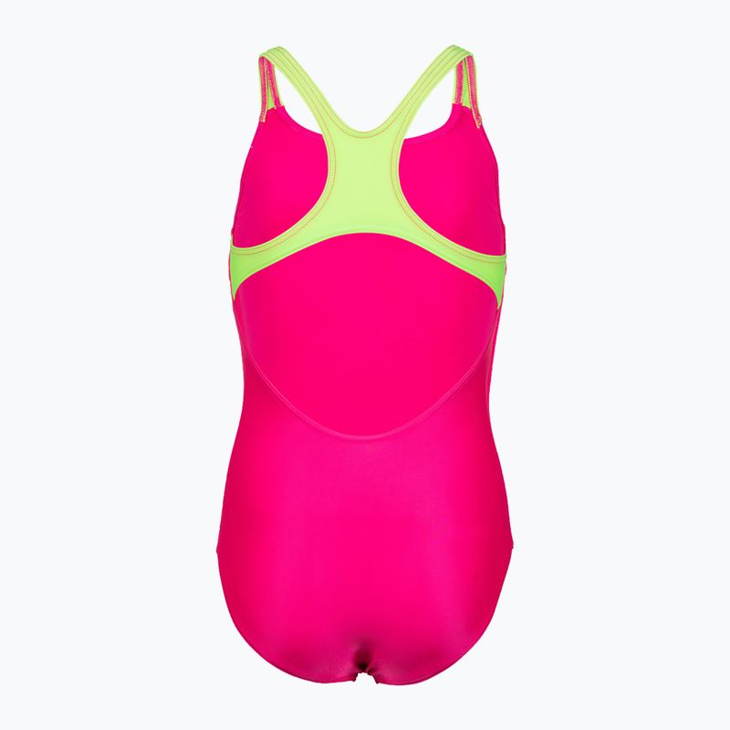 Детски бански от една част arena Swim Pro Back Logo розово 005539/760 5