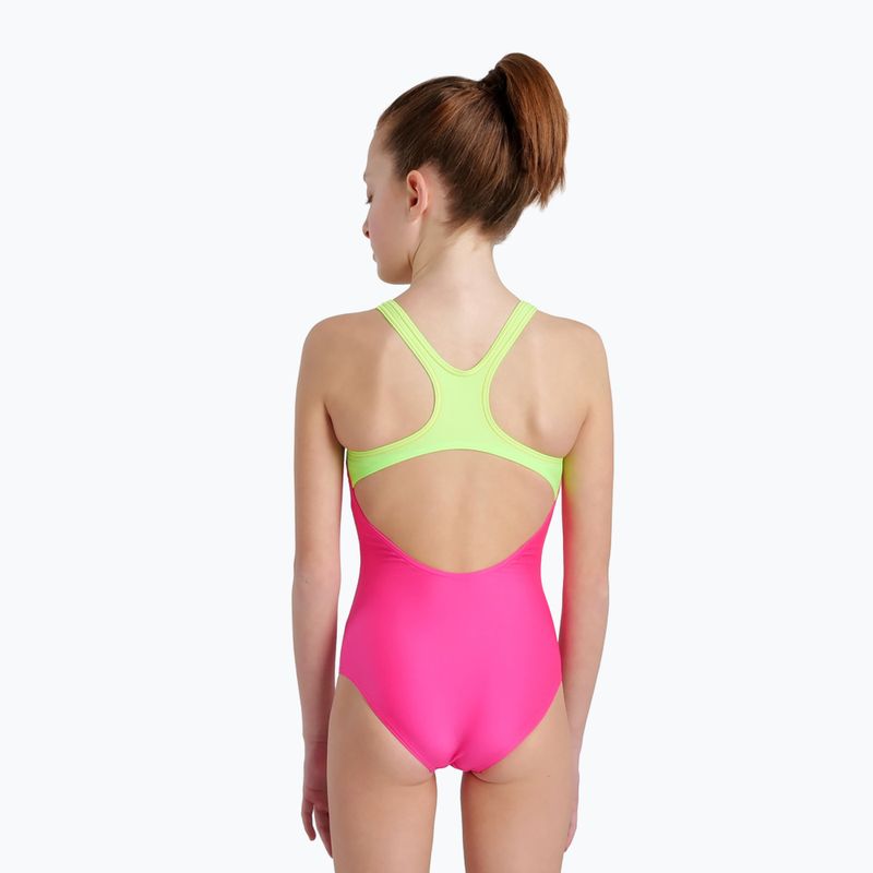 Детски бански от една част arena Swim Pro Back Logo розово 005539/760 7