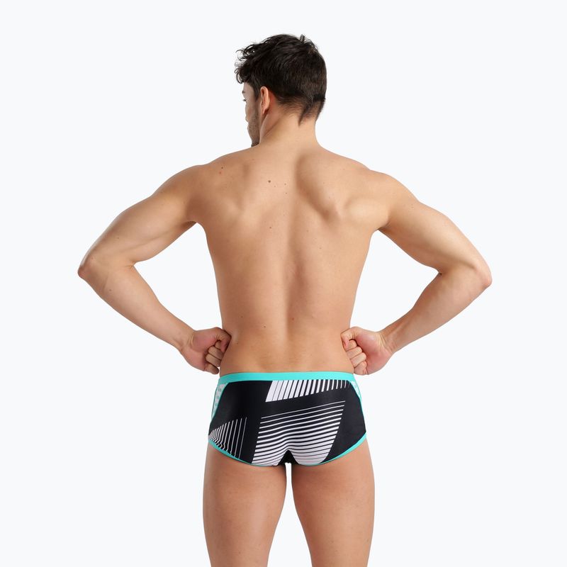 Мъжки боксерки за плуване arena Icons Swim Low Waist Short Logo black 005656 2