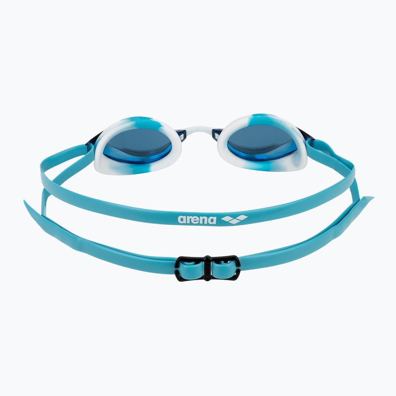 Очила за плуване arena Python Mirror blue mirror/white/sky 4