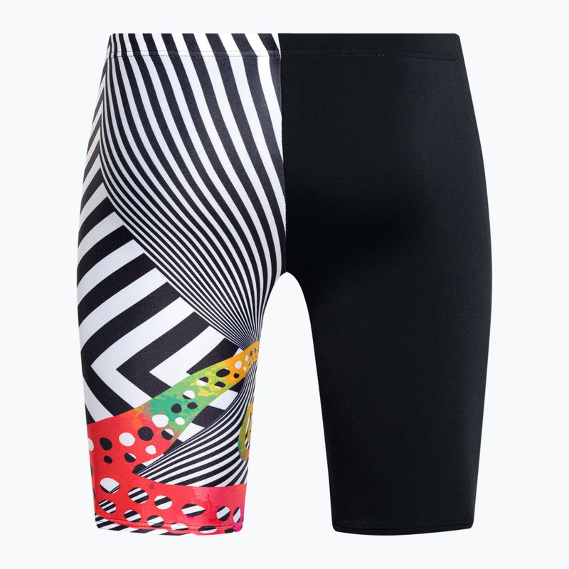 Мъжки бански костюми Arena Crazy Octopus Jammer black and white 006379 2