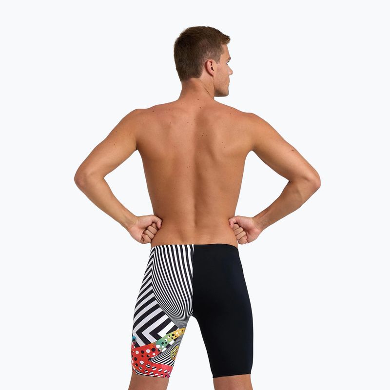Мъжки бански костюми Arena Crazy Octopus Jammer black and white 006379 8