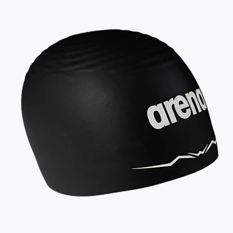 Шапка за плуване Arena Aquaforce Wave black /white 3