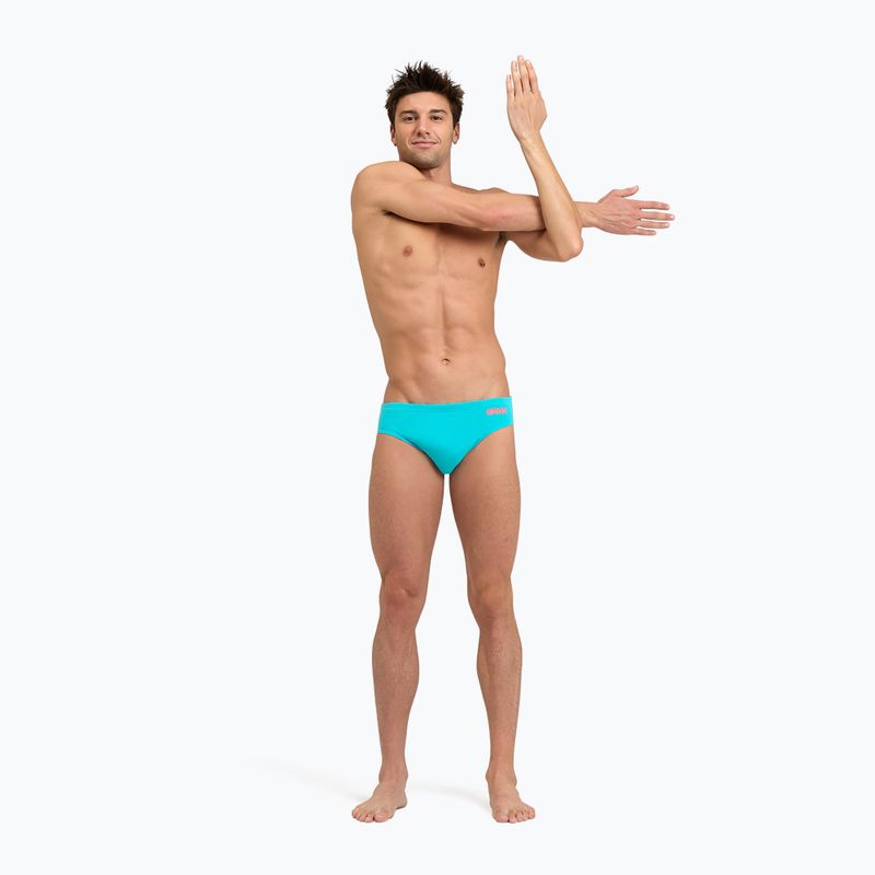 Мъжки слипове за плуване Arena Team Solid blue/orange 004773/840 4