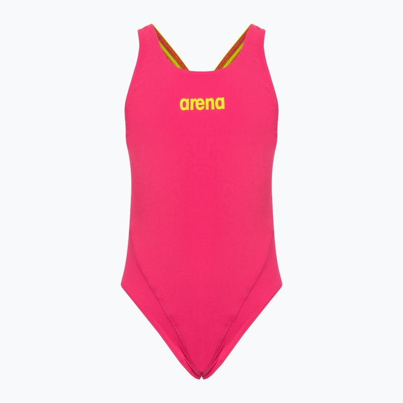 Детски бански костюм от една част arena Team Swim Tech Solid red 004764/960