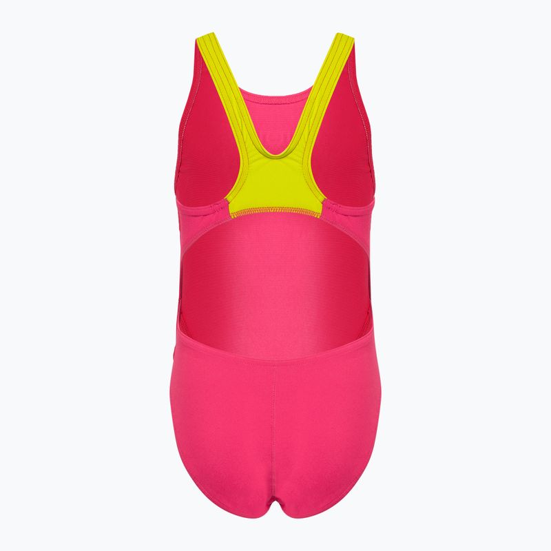 Детски бански костюм от една част arena Team Swim Tech Solid red 004764/960 2