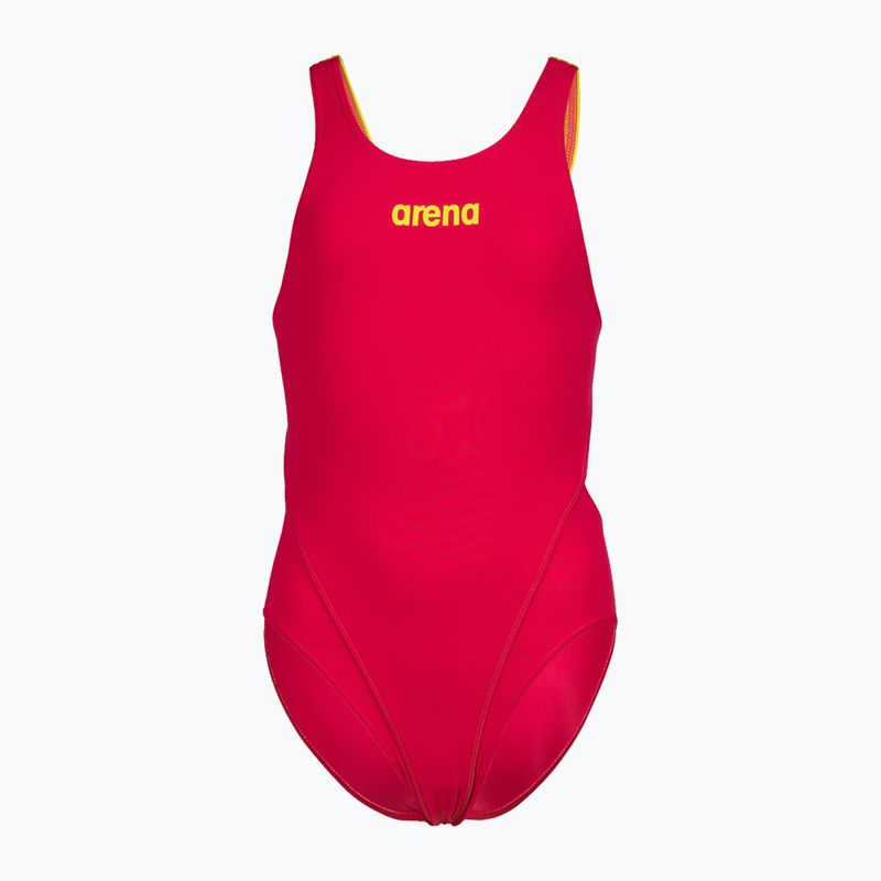 Детски бански костюм от една част arena Team Swim Tech Solid red 004764/960 4
