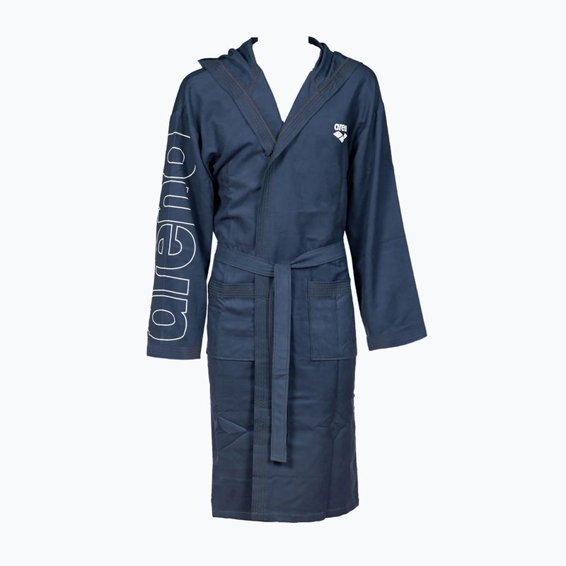Детски халат arena Zeal Plus Jr navy/white