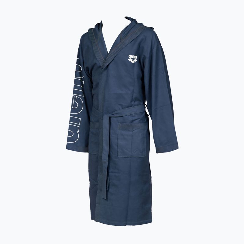 Детски халат arena Zeal Plus Jr navy/white 3