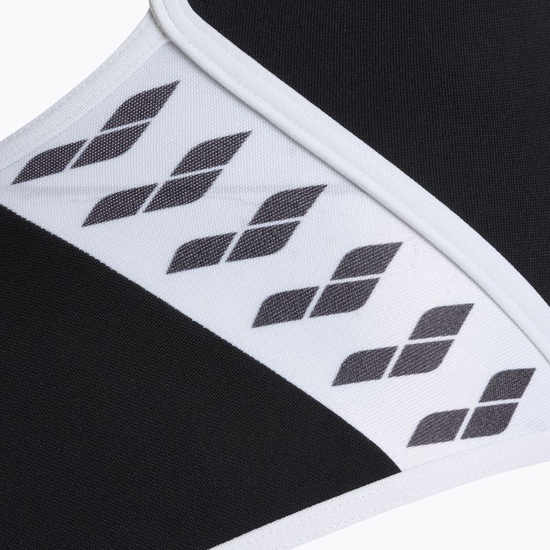 Дамски бански костюм от една част arena Icons Super Fly Back Solid black / white 3