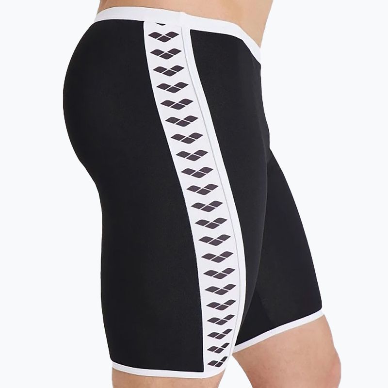 Мъжки бански костюм Arena Icons Solid black/white 4