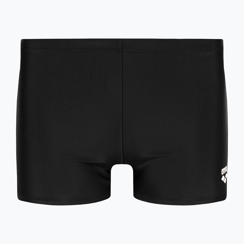 Arena Icons Swim Short Твърди черни/бели боксерки за плуване