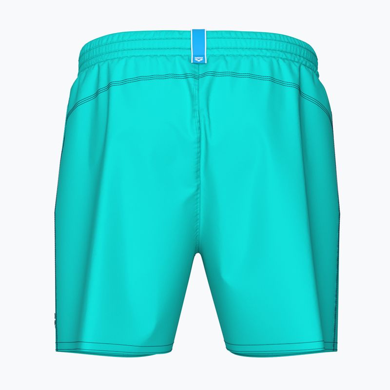 Мъжки къси панталони за плуване Arena Bywayx R water/navy 8
