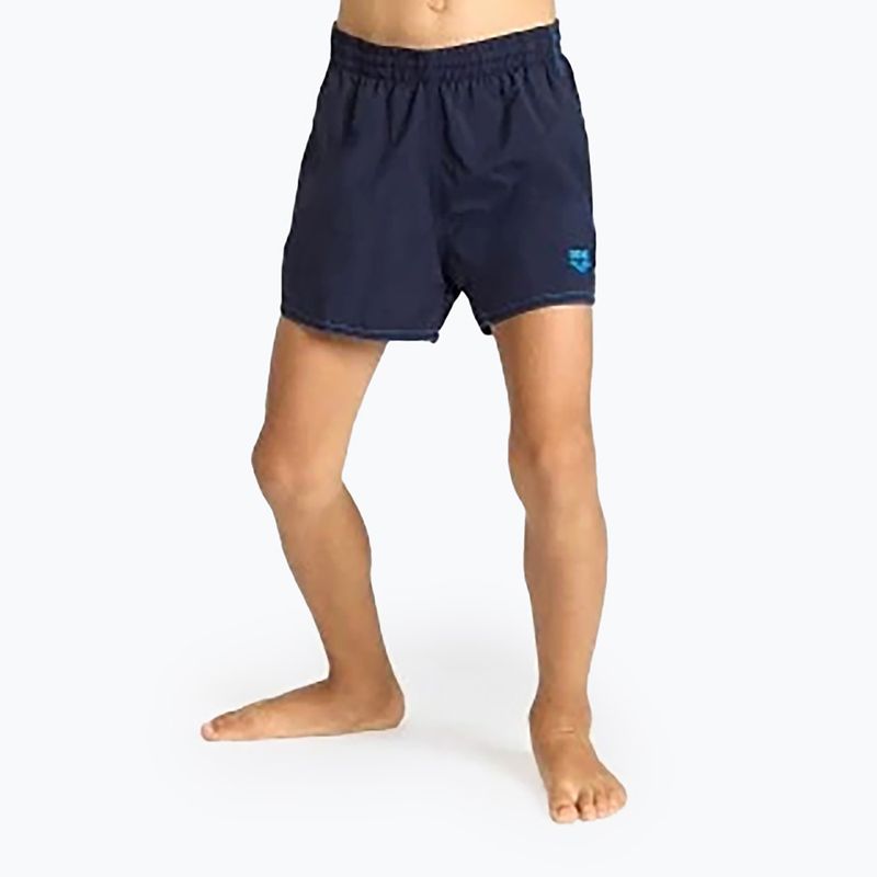 Детски шорти за плуване arena Bywayx Youth R navy/turquoise 4