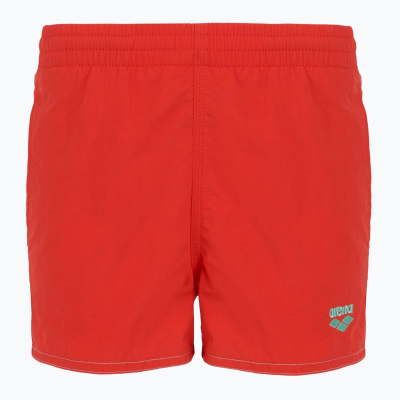 Детски шорти за плуване arena Bywayx Youth R fluo red/water