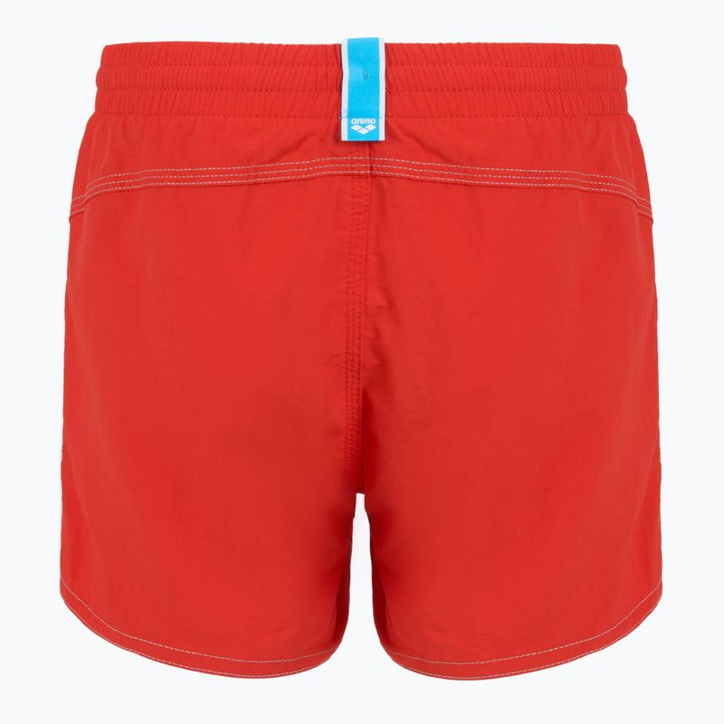 Детски шорти за плуване arena Bywayx Youth R fluo red/water 2