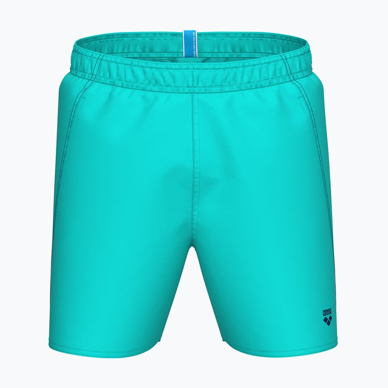 Мъжки бански шорти Arena Fundamentals Boxer R water/navy 7