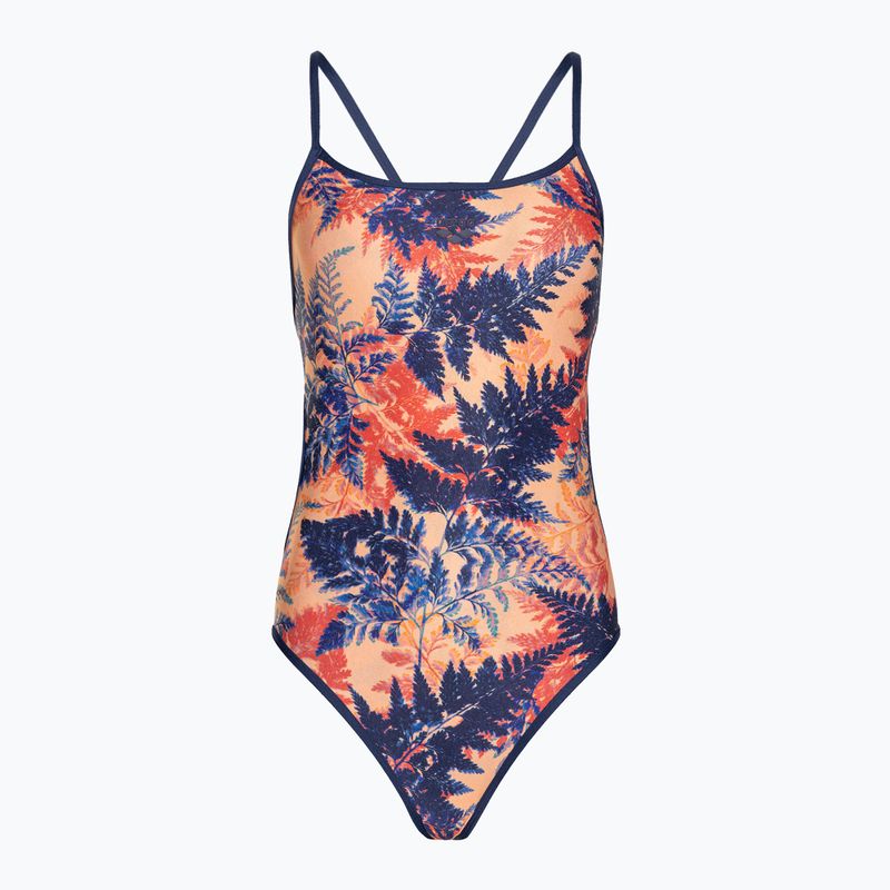 Дамски бански костюм от една част arena Reversible Swimsuit Challenge Back navy/multi