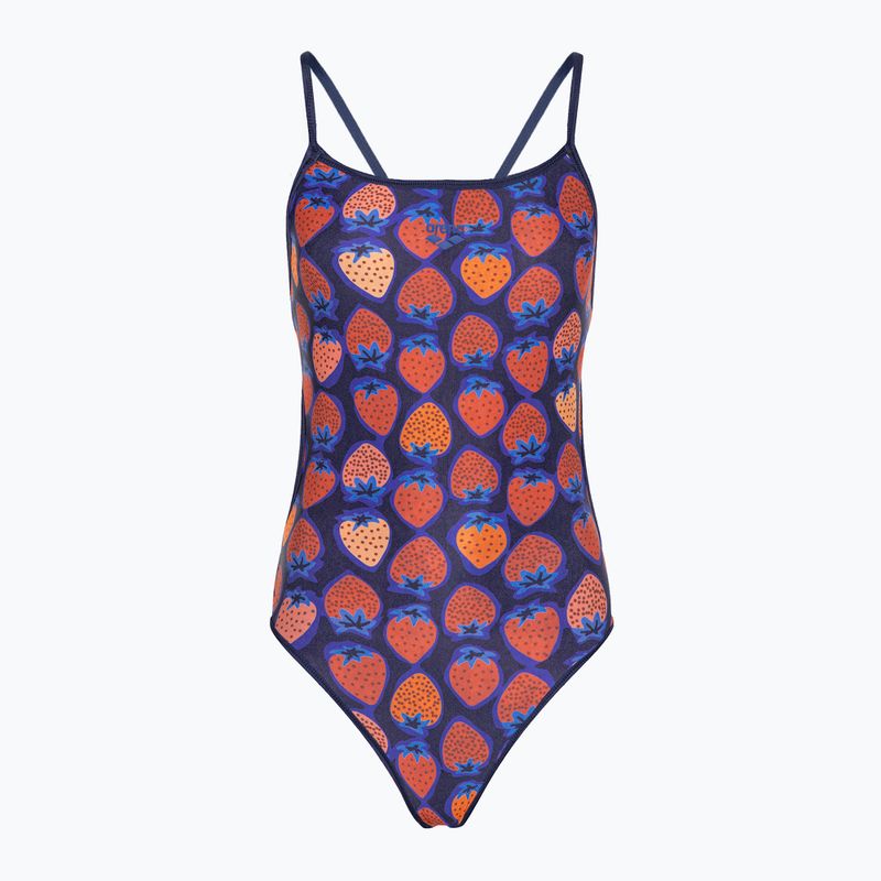 Дамски бански костюм от една част arena Reversible Swimsuit Challenge Back navy/multi 4